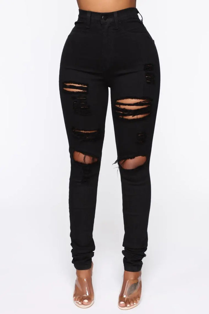 Black Rebel High-Waist Skinny Jeans