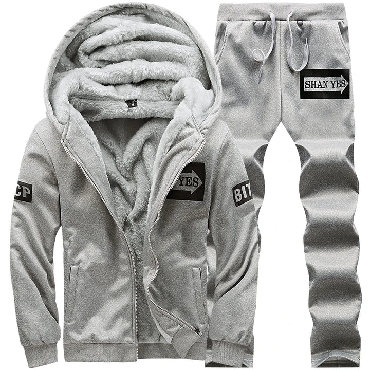 Men winter set hoodie + pants