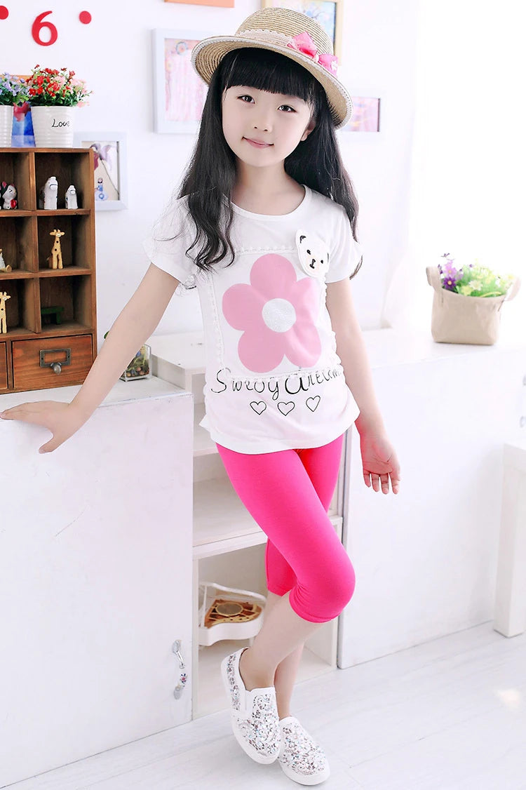 Knee Length Kid Pants