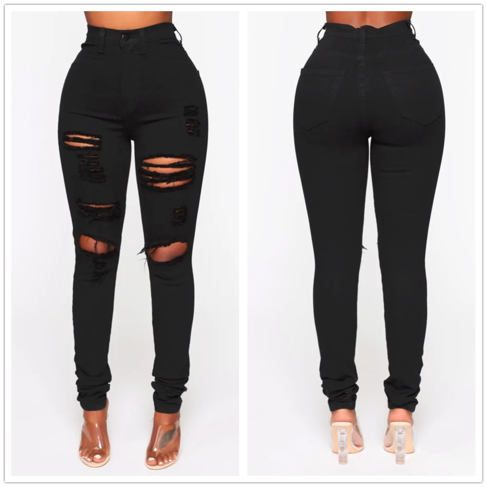 Black Rebel High-Waist Skinny Jeans