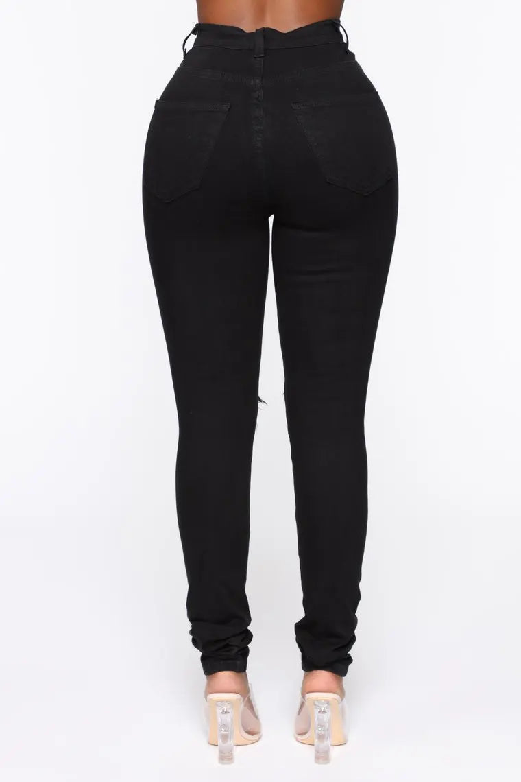 Black Rebel High-Waist Skinny Jeans