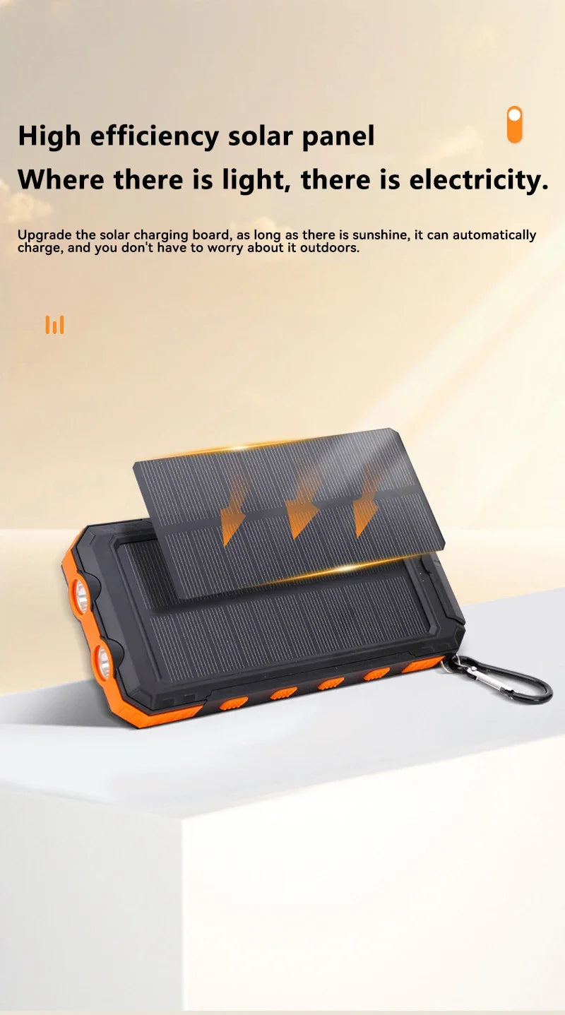 200000mAh Solar Power Bank