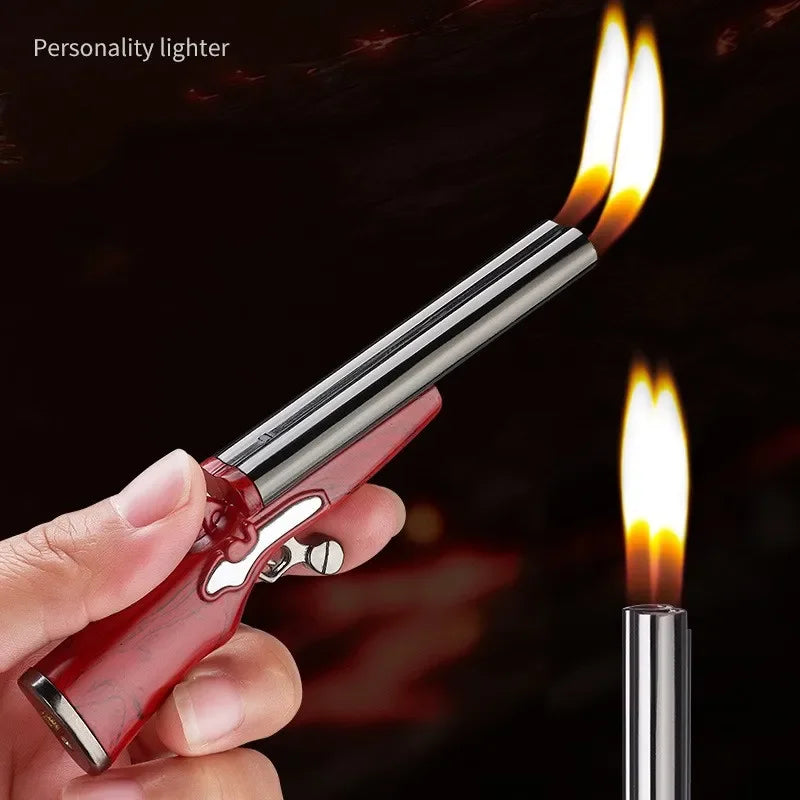 Mini Gun Dual Flames Lighter