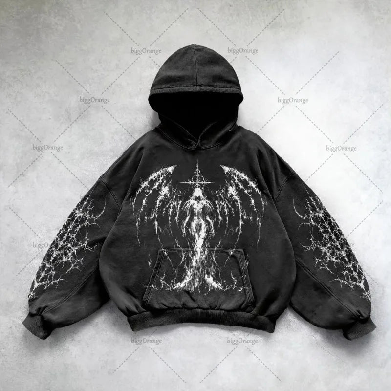 Gothic Punk Style Hoodie