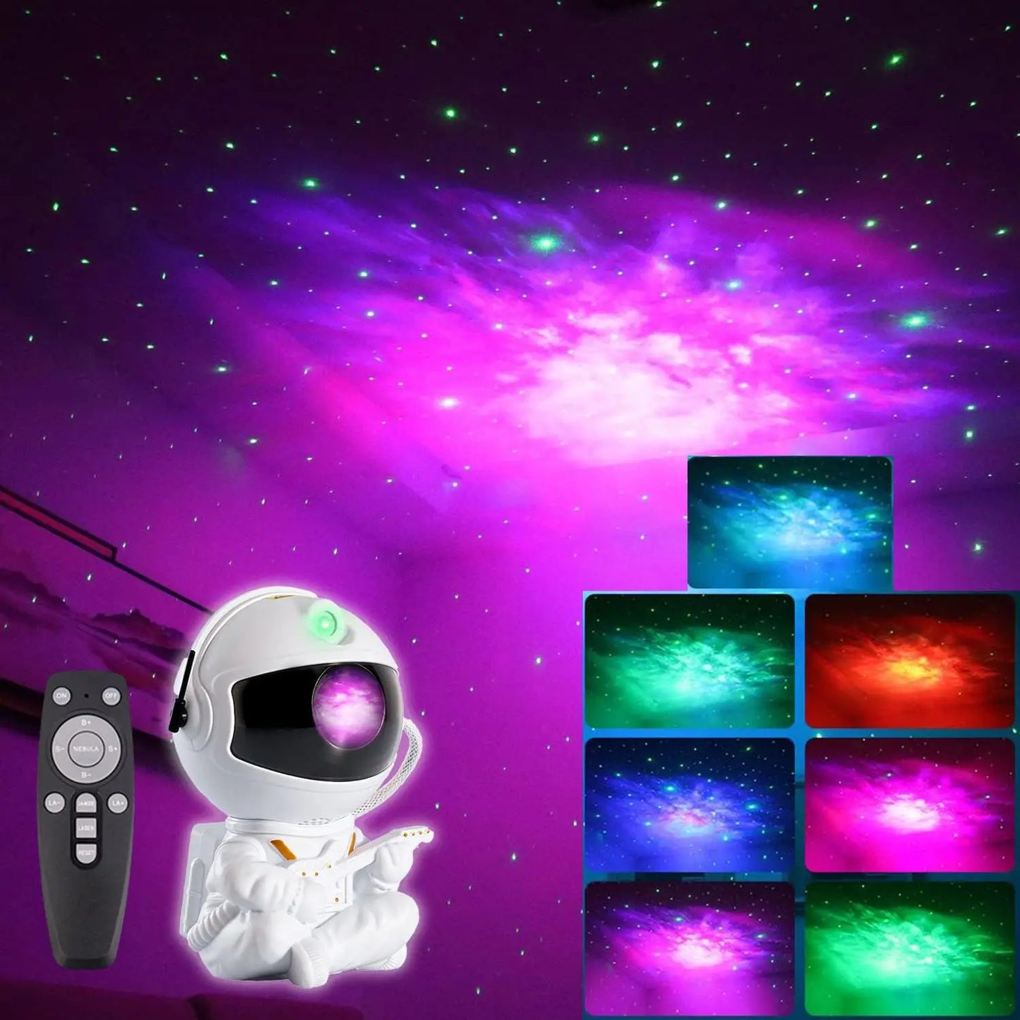 Astronaut Projector Night Light Nebula Galaxy Star Ceiling Galaxy Lights Home Party Decorative Bedroom Children Kids Gift