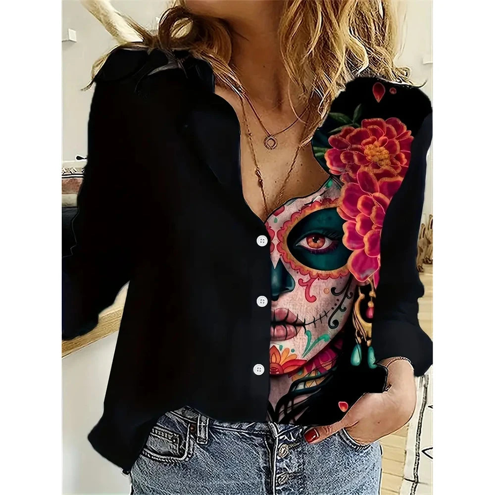 New Fashionable Loose Single-Breasted Shirt Elegant Long-Sleeved Basic Shirts For Women Clothing Spring Summer Button Shirts