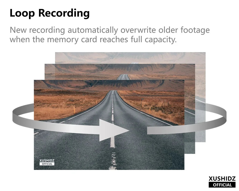 1080P HD Dash Camera Loop