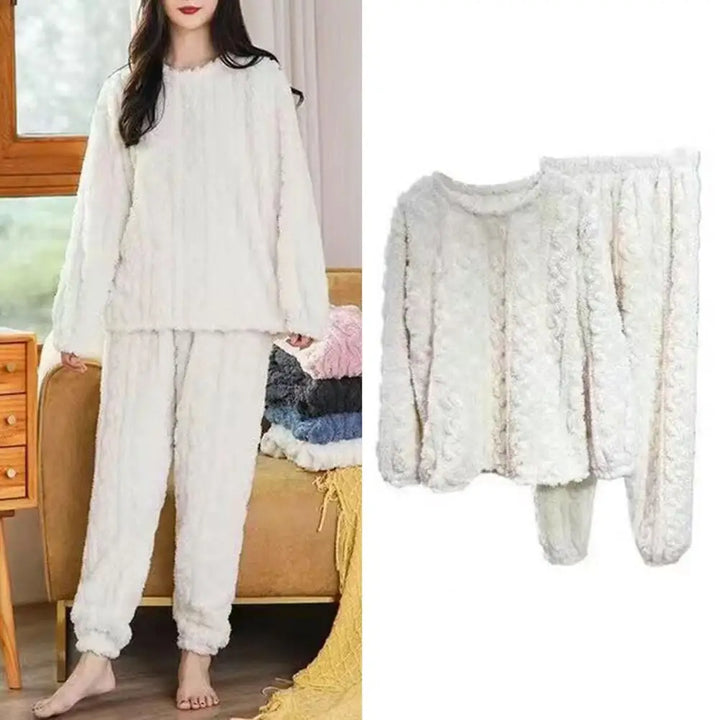 Soft Cozy Winter Pajama Set for Women