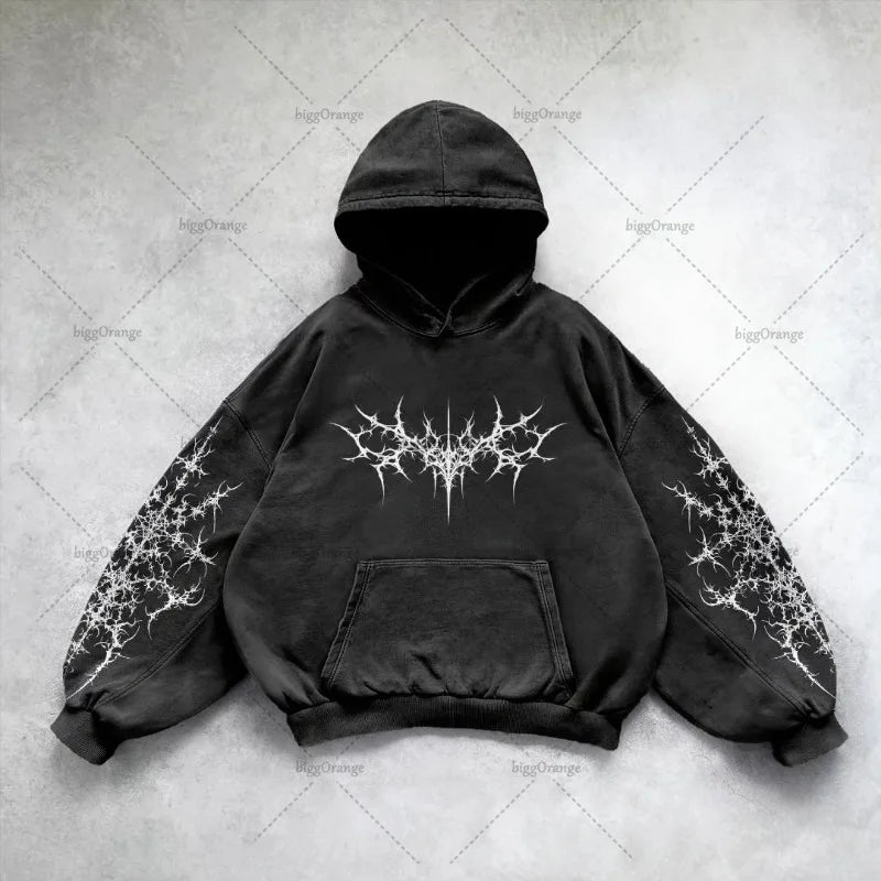 Gothic Punk Style Hoodie