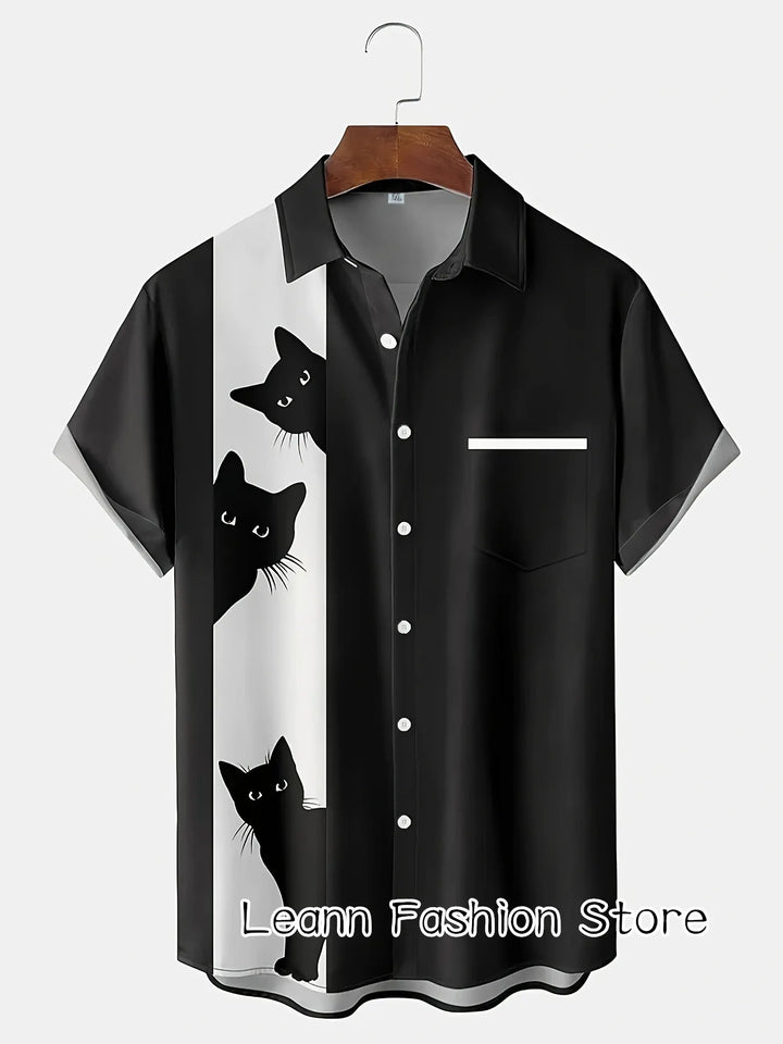 Anime Cat Vacation Shirt