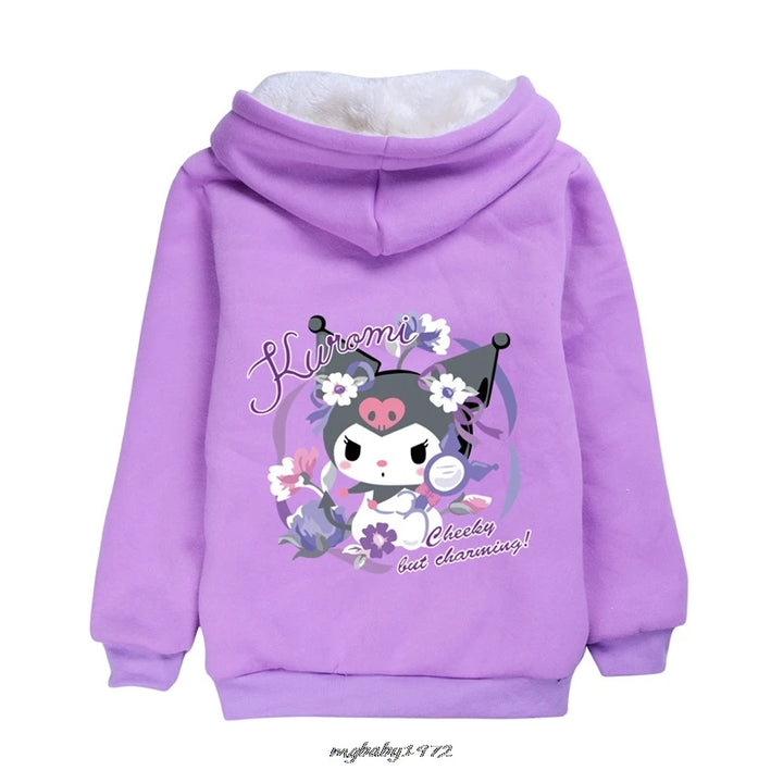 Kuromi Melody Warm Zip