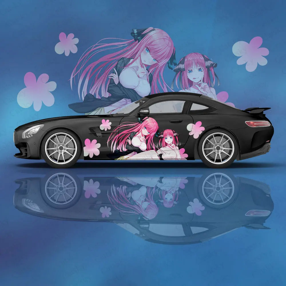 NakanoNino Anime Girl Itasha Car Wrap