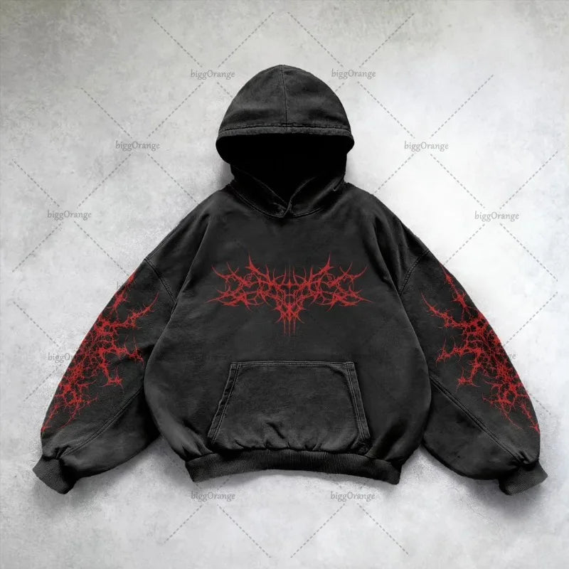 Gothic Punk Style Hoodie