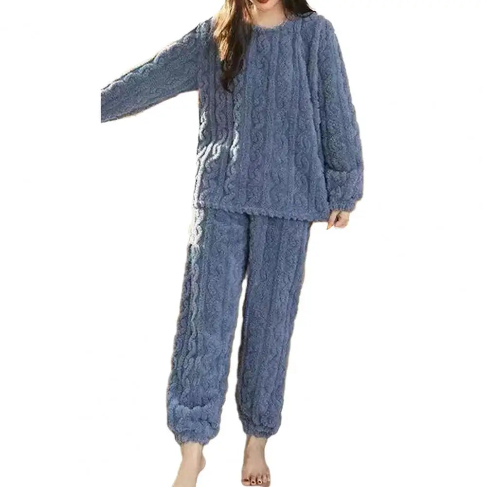 Soft Cozy Winter Pajama Set for Women