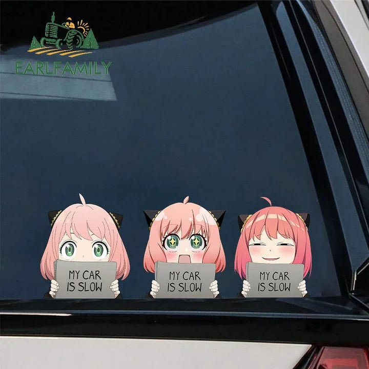 Spy x Family: Anya, Lloyd, and Yor forger car decals