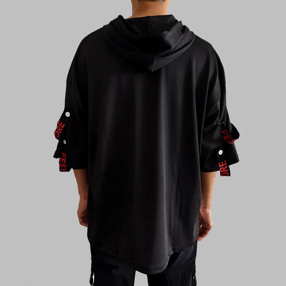 Men's Casual Streetwear Hooded T-Shirts