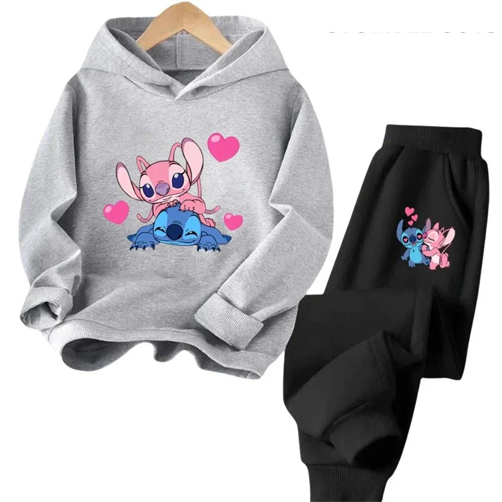 Kawaii Stitch Hoodie Set