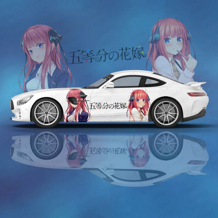 NakanoNino Anime Girl Itasha Car Wrap