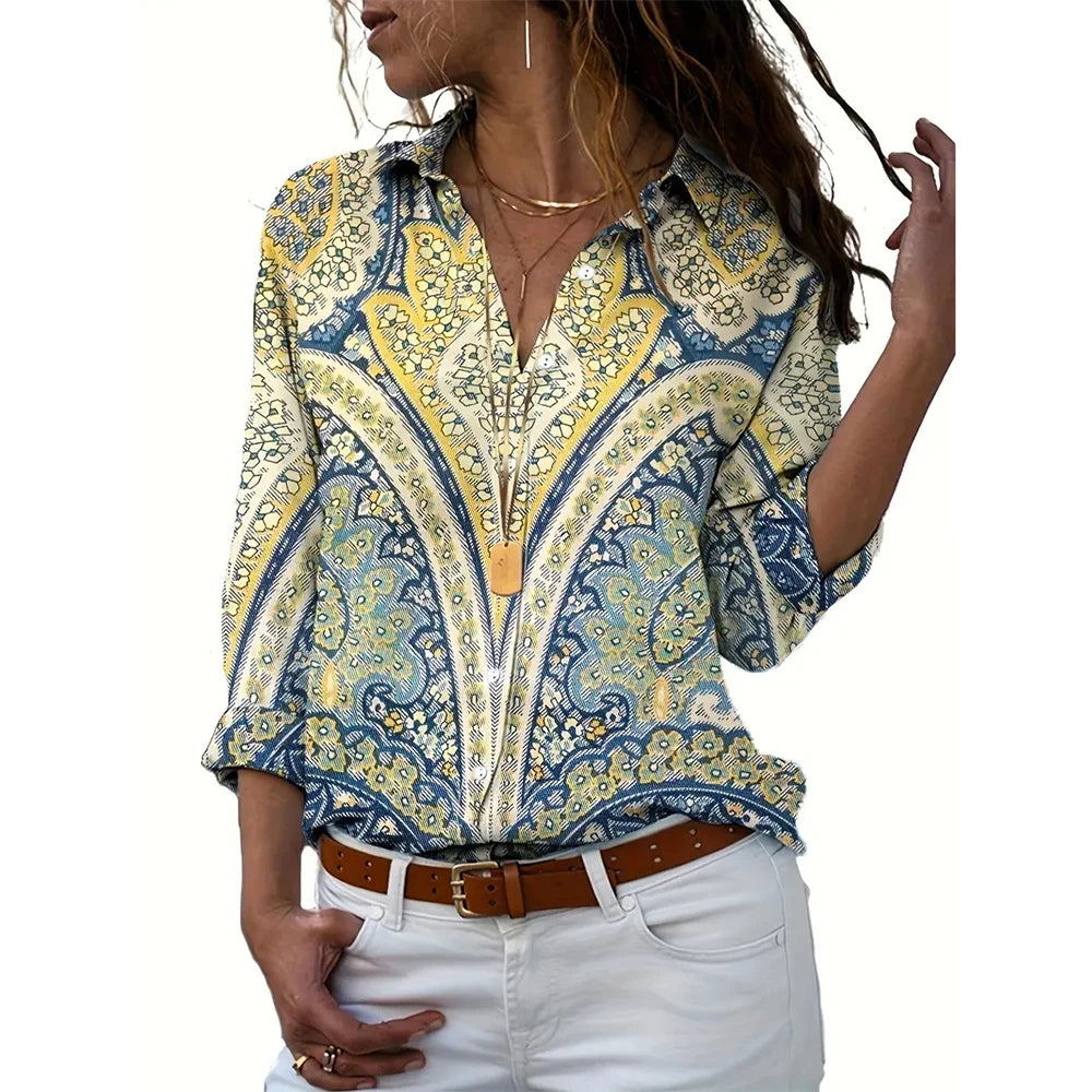 New Fashionable Loose Single-Breasted Shirt Elegant Long-Sleeved Basic Shirts For Women Clothing Spring Summer Button Shirts