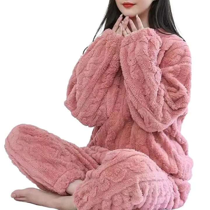 Soft Cozy Winter Pajama Set for Women