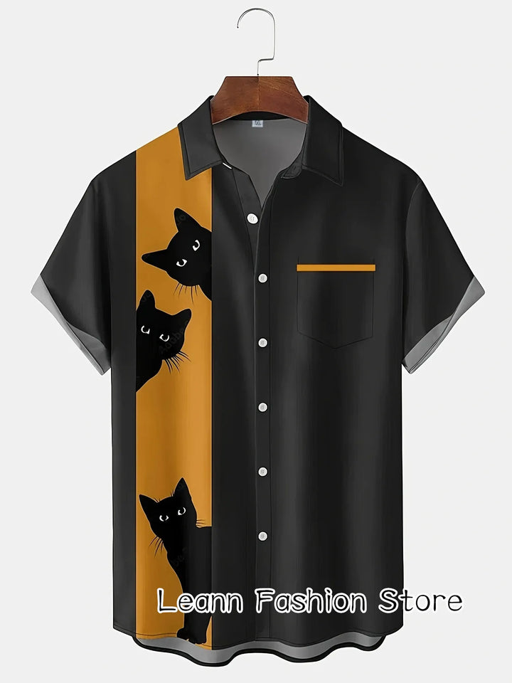 Anime Cat Vacation Shirt