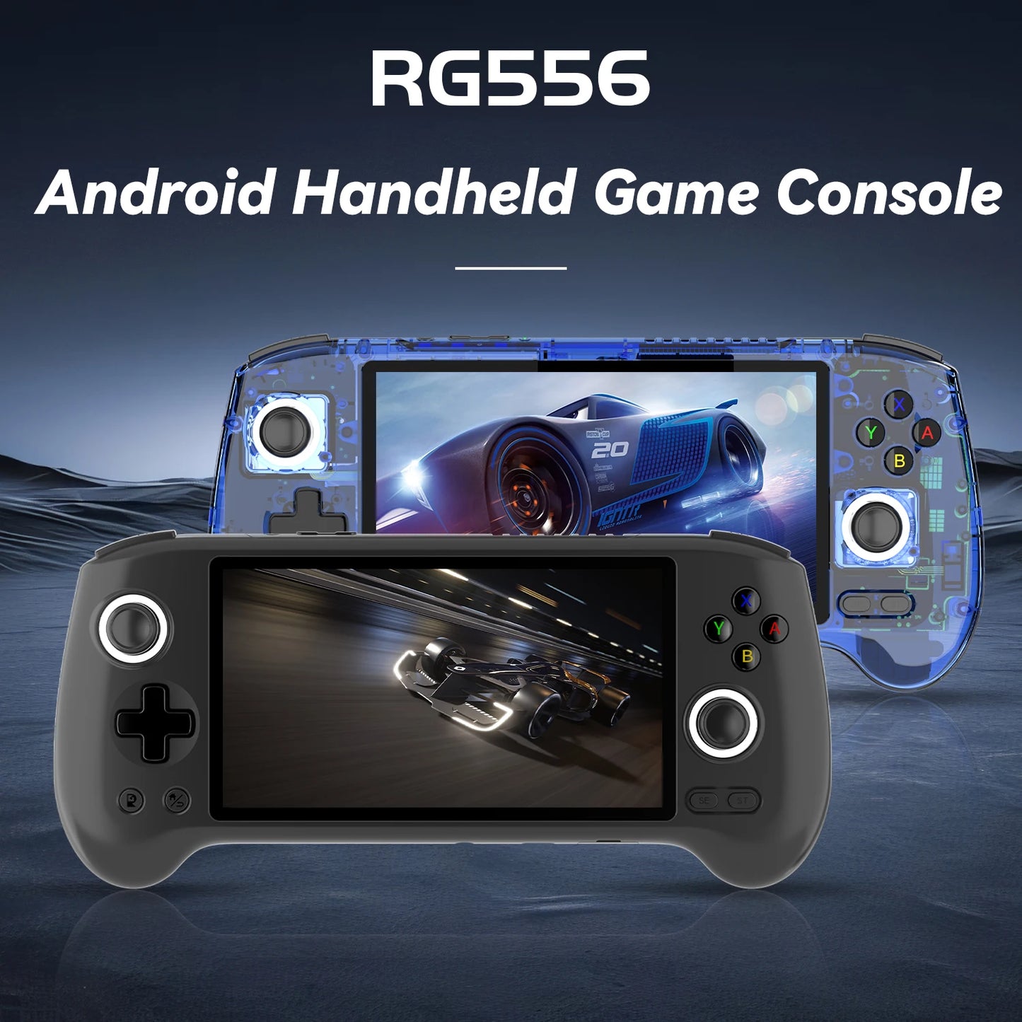 ANBERNIC RG556 Handheld Game Console T820 Android 13 5.48 inch AMOLED Screen 5500mAh WIFI Bluetooth