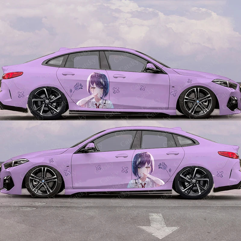 ZERO TWO anime girl car sticker side car wrapping vehicle side graphic car size pattern DIY car decal DARLING in the FRANXX