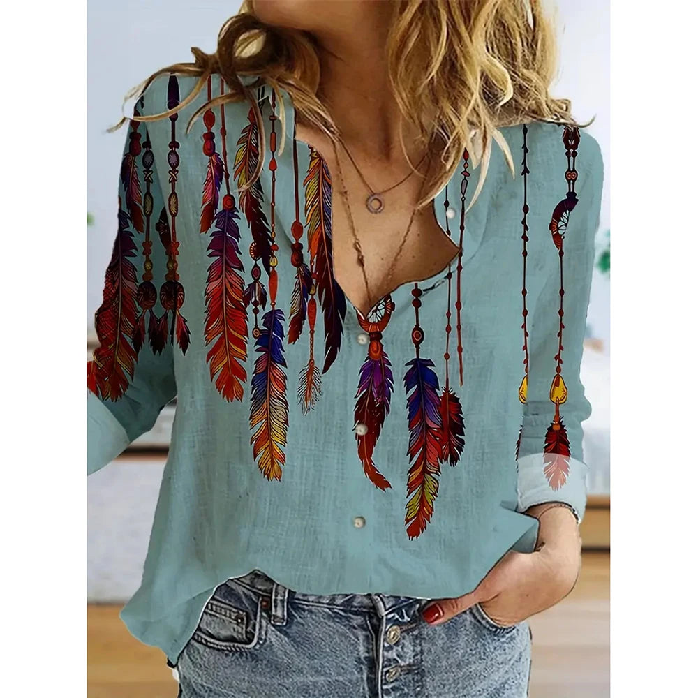 New Fashionable Loose Single-Breasted Shirt Elegant Long-Sleeved Basic Shirts For Women Clothing Spring Summer Button Shirts