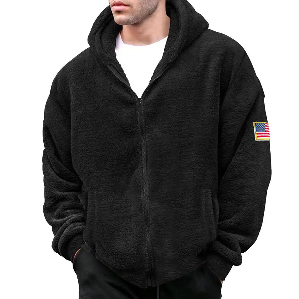 Men's stylish hooded winter coat