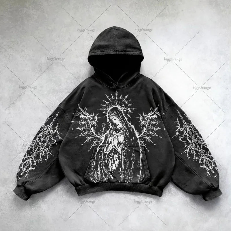 Gothic Punk Style Hoodie