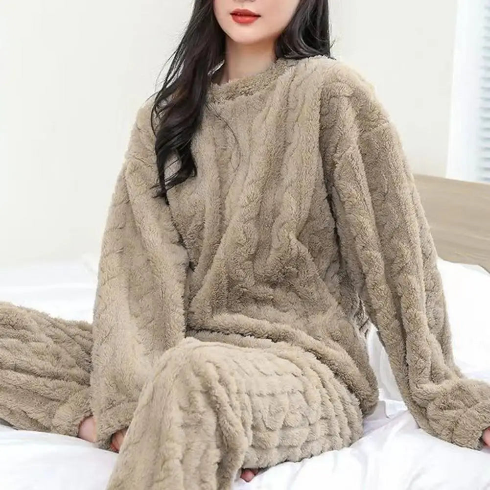 Soft Cozy Winter Pajama Set for Women