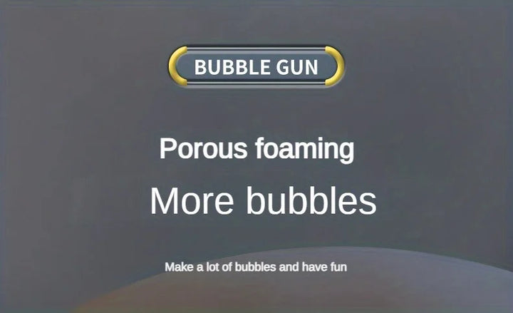 Portable Electric Automatic Bubble Gun