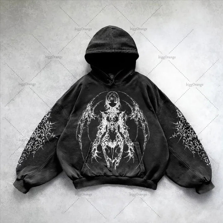 Gothic Punk Style Hoodie