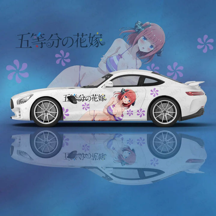 NakanoNino Anime Girl Itasha Car Wrap