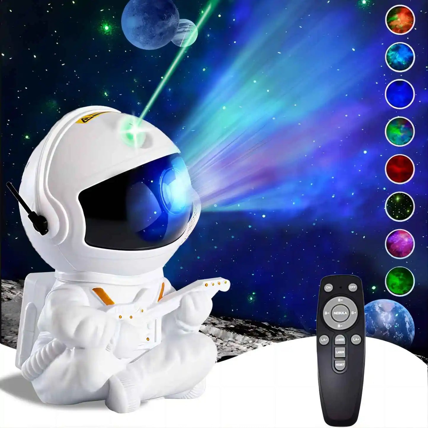 Astronaut Projector Night Light Nebula Galaxy Star Ceiling Galaxy Lights Home Party Decorative Bedroom Children Kids Gift