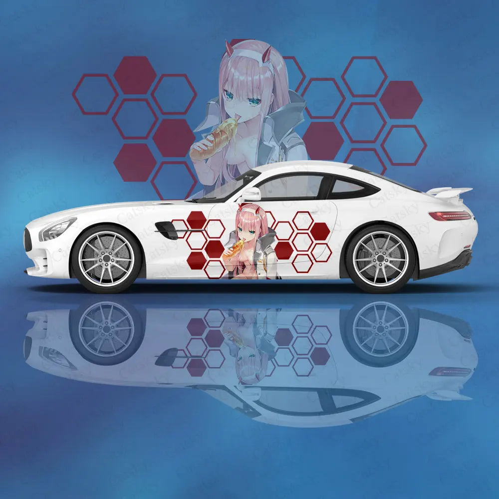 Anime Darling FranXX Car Wrap