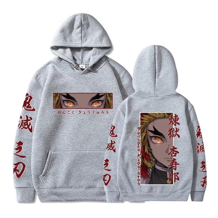 Rengoku Flame Hoodie – Cozy Otaku Fashion