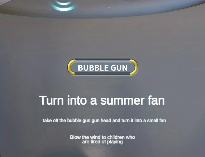 Portable Electric Automatic Bubble Gun