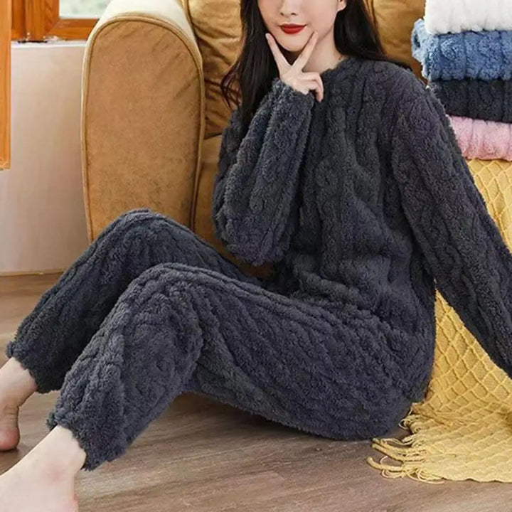 Soft Cozy Winter Pajama Set for Women