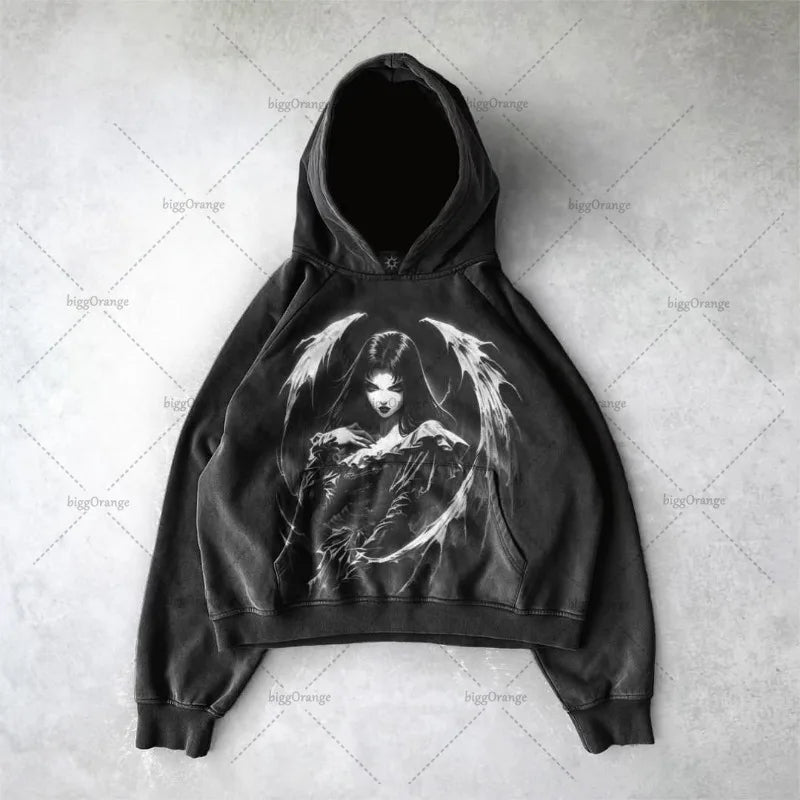 Gothic Punk Style Hoodie