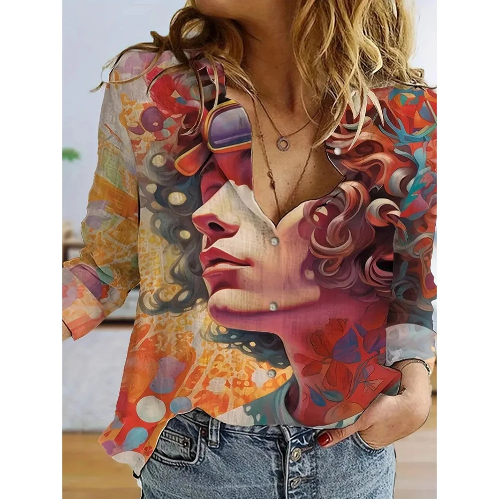 New Fashionable Loose Single-Breasted Shirt Elegant Long-Sleeved Basic Shirts For Women Clothing Spring Summer Button Shirts