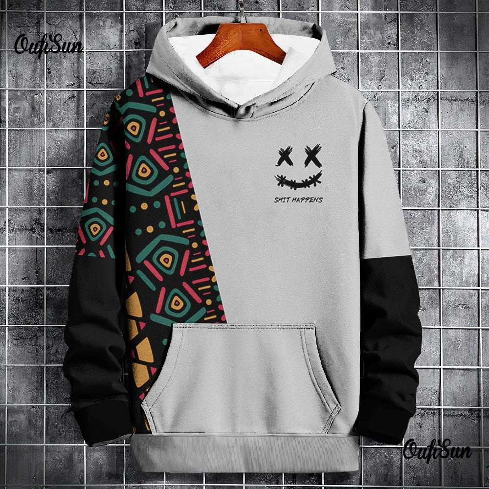 Vintage Men's Hoodie Sweatshirt Hooded Cartoon Graphic Print Daily Pullover Sports Streetwear Designer Autumn Clothing Hoodies