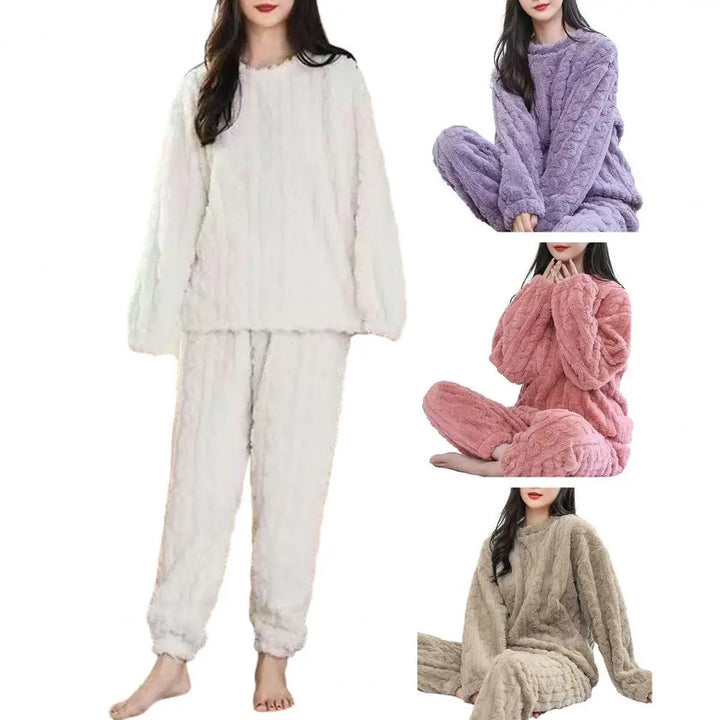 Soft Cozy Winter Pajama Set for Women