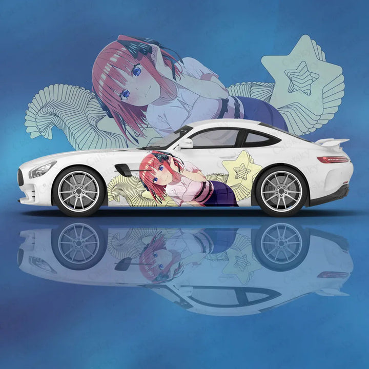 NakanoNino Anime Girl Itasha Car Wrap