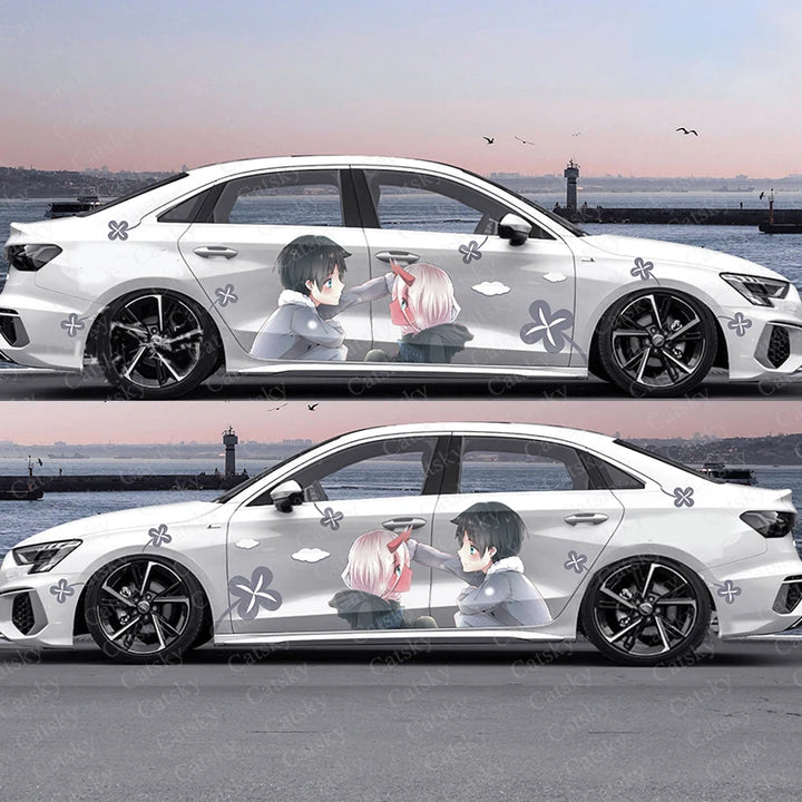 FranXX anime vinyl wrap