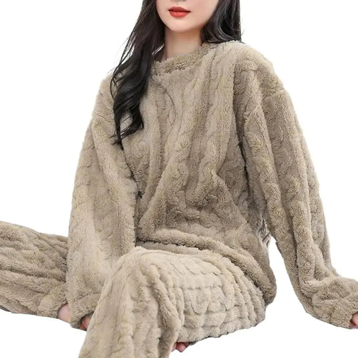 Soft Cozy Winter Pajama Set for Women