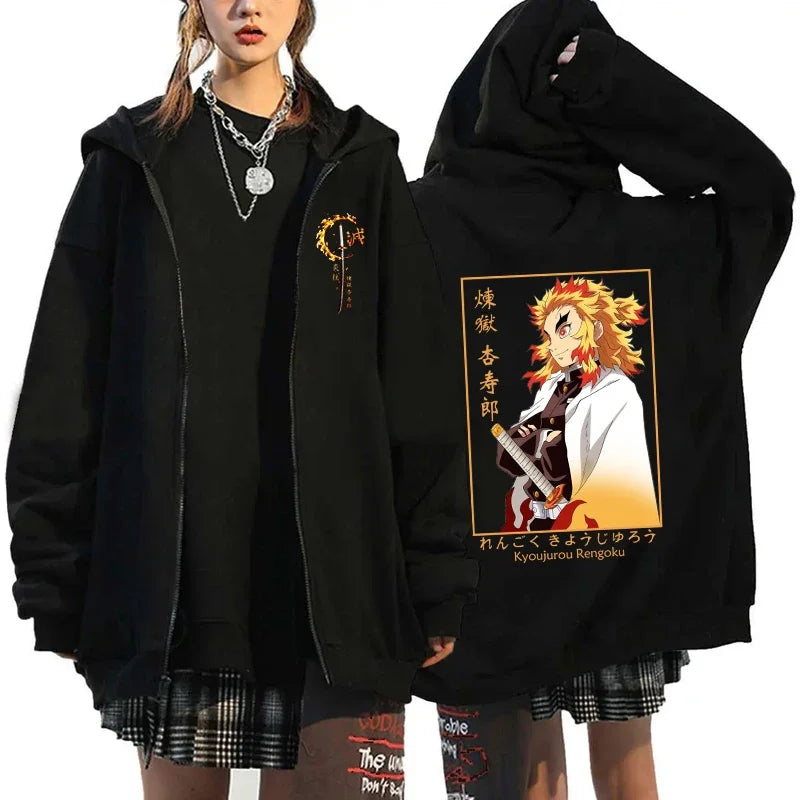 Rengoku Kyoujurou Zipper Coat