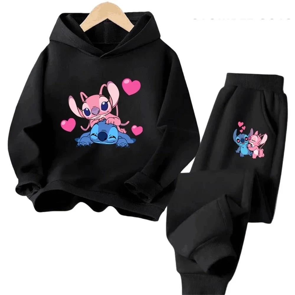 Kawaii Stitch Hoodie Set