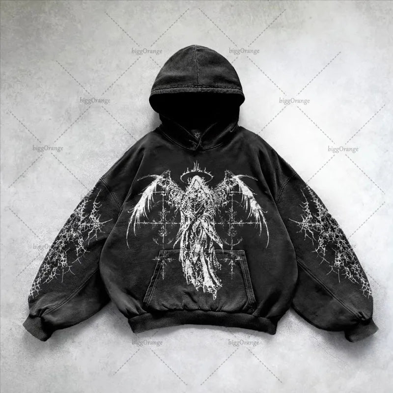 Gothic Punk Style Hoodie