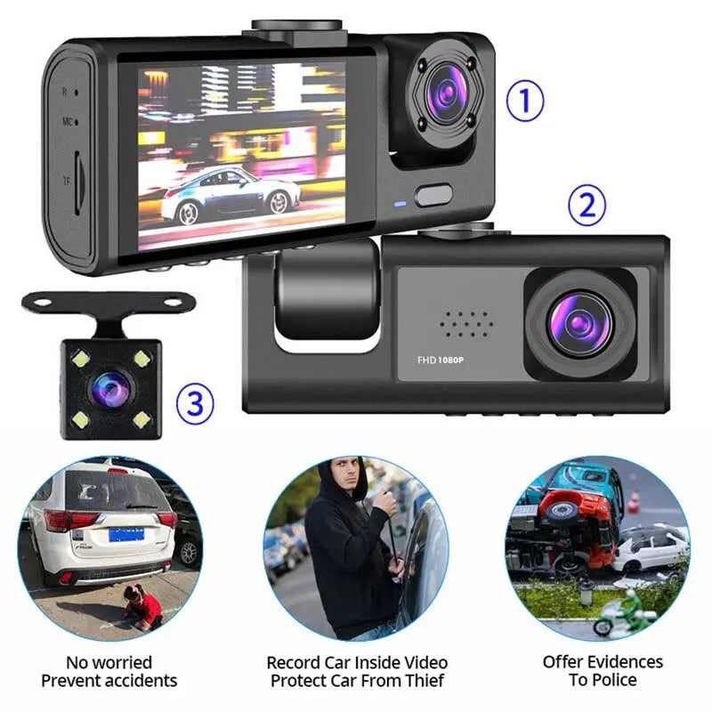 Camera Dash Cam with Night Vision